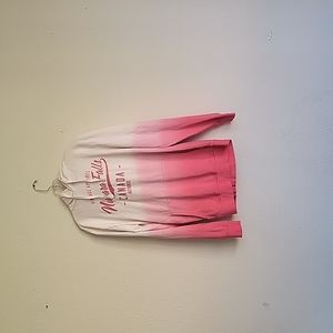 PREMIUM hoodie pullover size L/G tie dye pink white